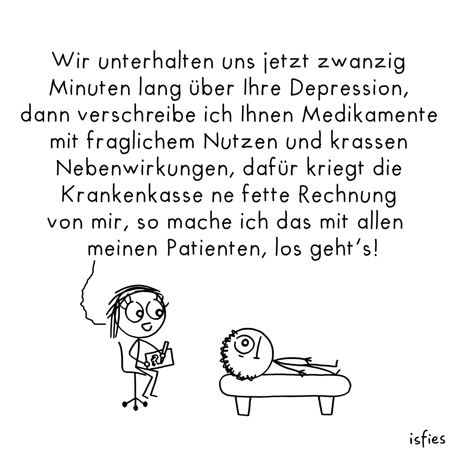 Comic „Behandlung“ von Eylou